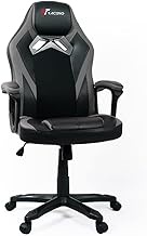 TTRacing Duo V3 Gaming Chair Ergonomic Home Office Chair Computer Chair Headrest and Lumbar Pillow Support - PU Leather Material - 2 Years Official Warranty (Grey)