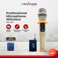 Advance MIC-207 Profesional 2 Mic Wireless Microphone Original Wireless Bluetooth Mic 101v3 Micropho