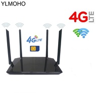 YLMOHO 3G 4G Wifi Routers Lan-Port Cpe With Sim-Card Antennas 300mbps Unlock Portable FDD Wireless M