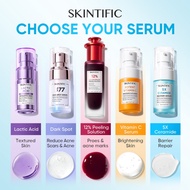 SKINTIFIC Serum Series Whitening/Glowing/Fade Dark Spot/Brightening/Anti Acne/Vitamin c/anti-aging/s