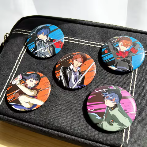 Interesting Pattern Badge Brooch, Hot 1Pc Persona 3 Game Brooches P3/5 Shin Takeba Megami Yuuki Tens