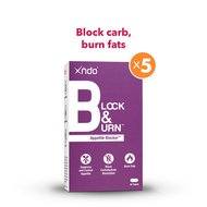 [Bundle of 5] Xndo Block &amp; Burn™ Appetite Blocker™ 40 Tablets