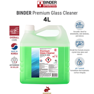 4 Litre BINDER Korea Premium Glass Cleaner by Fireball Streak Free Effective Fast Effortless Automot