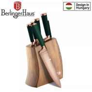 Berlinger Haus 7pc Knife Set + Wooden Stand