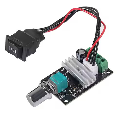1pc DC Motor Speed Controller PWM 1203BB 80W Speed Adjustable Reversible Pulse Forward and Reverse C
