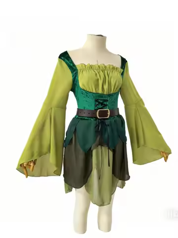 Elf Wizard Of Oz magical Elf Dress Halloween Cosplay Costume Women's