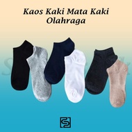 MATA (Pack of 3 pcs) Short Below the Ankle Sports Socks / Men's and Women's Sports Socks