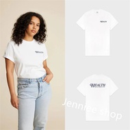 Niche Sporty&Rich EALTH printed short sleeved T-shirt with front and back letters