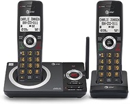 AT&amp;T CL82219 DECT 6.0 2-Handset Cordless Phone for Home with Answering Machine, Call Blocking, Caller ID Announcer, Intercom and Long Range, Black