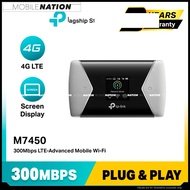 TP-LINK M7450 300 Mbps 3G/4G LTE-Advanced Mobile Dual Band Travel WiFi Router/MiFi/Hotspot (with Sim Slot)