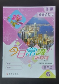 今日常識新領域作業三年級