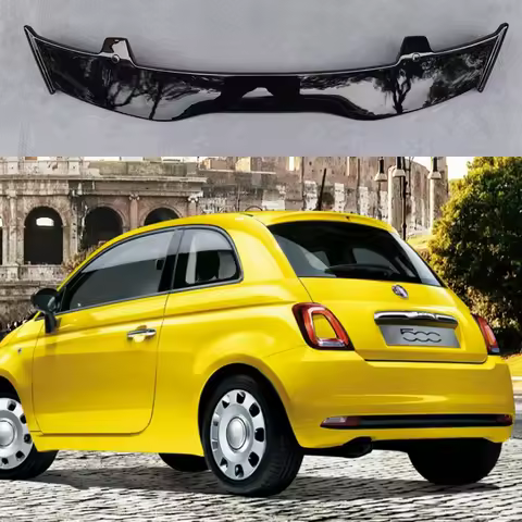 REAR WING SPOILER For FIAT 500 ABARTH MK1 FACELIFT 2016- Car Accessories GT SPOILER EXTENSION FIAT 5