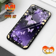 Latest Oppo A17 Case - 07 - Partner JAYA - Fashion Case Butterfly Casing hp Case Softcase Hardcase B