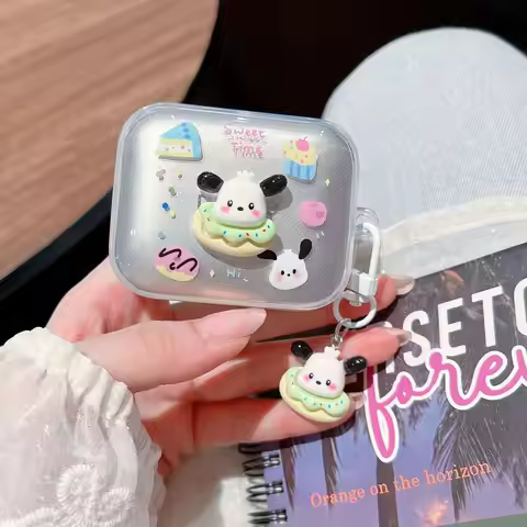 For Realme Buds Air 7 Pro / Air 7 Cartoon Transparent Protector Case Wireless Bluetooth Headphones S