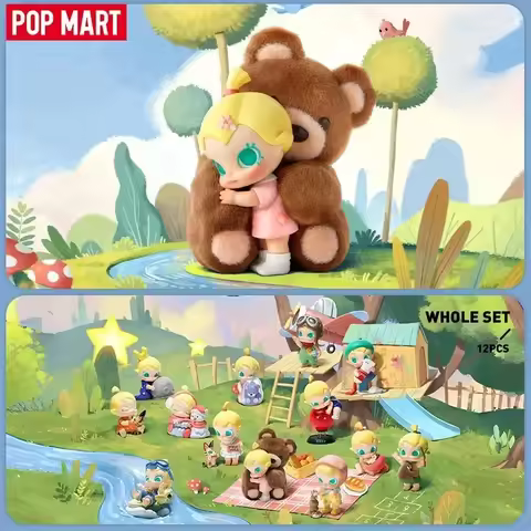 POP MART Baby Molly My Huggable Discovery Series Mystery Box Genuine Blind Box Guess Toys Bag Orname