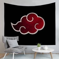 Anime Naruto Tapestry wall decor Sasuke Uchiha Akatsuki Polyester Wall Hanging cloth Sofa Bedroom Do