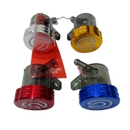 Brake Fluid Tank with Cnc Mica Cap Variation ImportedSMOKE - AGV GSV RACING