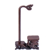 Special Price Black Azalea Wood Dragon Hanging Jade Stand*Redwood Carving*Mahogany Wood Crafts*Jade 