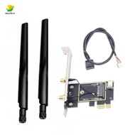 PCIE WiFi Card Adapter Wireless Network Card M2 NGFF  Converter for Desktop Wi-Fi 8260 8265NGW AX200