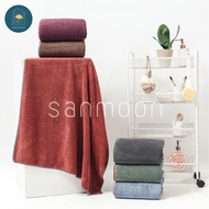 Dark Dot Fleece Towel Overlock Adult Size (70cm x 140cm) | (80cm x 160cm) | Imported imports |