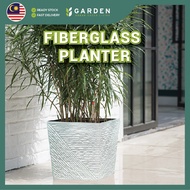 LARGE FIBERGLASS PLANTER BOX SQUARE BLACK WHITE FLOOR FLOWER TREE POT BIG Pasu Bunga Lantai Besar Pokok Plant 花盆 SQM01