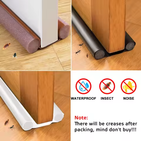 1PC Flexible Under Door Draft Stopper Door Bottom Seal Strip Weather Strip Thicker Anti-Cold Gap Blo