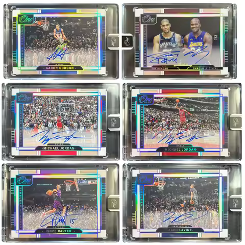 PANINI DIY homemade Basketball Moment Signed Collectible Card Brick Carter Laven Kobe O'Neal Jordan 
