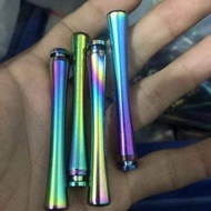 510 Rainbow Stainless Steel Long Tip Drip Tip#510彩虹不锈钢长嘴滴嘴#250827