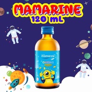 มามารีนคิดส์ สีฟ้า โอเมก้า 3 Mamarine Kids Omega 3 Plus Multivitamin มามารีน โอเมก้า 3 พลัส มัลติวิตามิน [120 ml. - สีฟ้า] สมอง