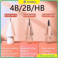 Ujung Pensel HB 2B Tips for Apple IPad Pencil 1 2 Soft Rubber Replacement Crystal Diamond Slient Sty