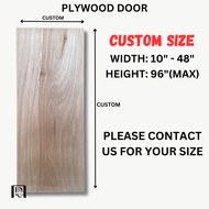 Pintu Plywood / Plywood Door / Sliding Door / Flush Door / Pintu Papan / Custom Size / Pintu Kayu / Pintu Bilik