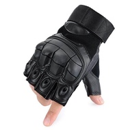 Army Tactical Fingerless Military Hard Knuckle Half Finger Gloves Airsoft Paintball Bicycle Shooting Protection Gear Men Glove