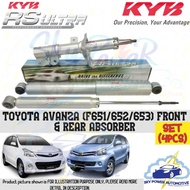 TOYOTA AVANZA F651 652 653 (2013~) KAYABA KYB RS ULTRA HEAVY DUTY &amp; HIGH PERFORMANCE SHOCK ABSORBER SET 4PCS