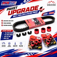 Takayama CVT Package V Belt Vanbelt Vbelt Roller Slide Piece All New Aerox Nmax 155 ABS Lexi 155 BWS