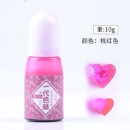 สีผสมเรซิ่น สีใส อัญมณี อีพ้อกซี่เรซิ่น Epoxy Resin ใช้ได้กับUV Resin 10ml DIY 20 สี
