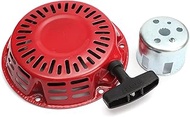WUXERO Recoil Starter Cup Assembly Red Pull Start GX120 GX160 GX200 Engine 28400-ZE1-003ZF 28400-ZH8