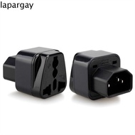 LAPARGAY Plug Adapter 10A Universal UPS Plug C14 Male C13 Female 250V Conversion Plug