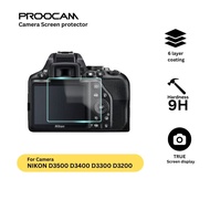 🔥READY STOCK🔥PROOCAM SPN-D3500 GLASS SCREEN PROTECTOR  NIK D3500 D3400 D3300 D3200 1