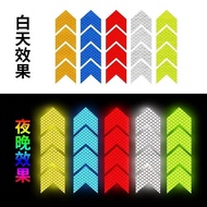 Reflective Sticker Auto Car Reflective Sticker Warning Sign Electric Car Stickers Fender Reflective Stripe