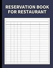 Reservation Book for Restaurant: Customizable 4-Month Planner for Streamlined Bookings and Table Man