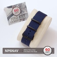 BEST Nato Strap PVD Nylon Fabric Watch Strap 18mm 20mm 22mm 24mm NPSNAV - 18mm