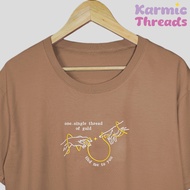 Embroidered Taylor Swift Invisible String T-Shirt (Folklore Album Merch)