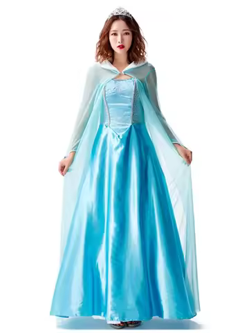 Halloween Purim Carnival Party Elsa Anna Princess Costume Christmas Elf Frozen Queen Cosplay Fancy D