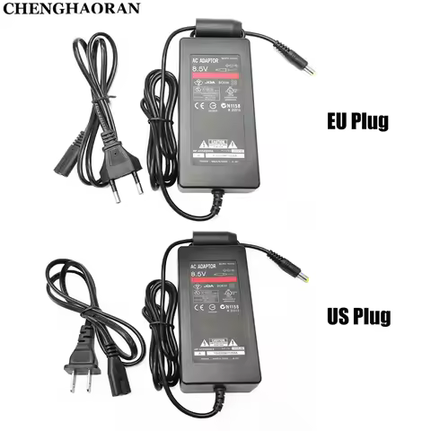 1Set AC Adapter Charger Cable Cord For PS2 Slim 70000 Series Game Console DC 8.5V AC Adaptor Charger