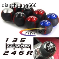 Mugen RR Style 5/6 Speed Leather Car Gear Shift Knob for Honda CRZ Type R Civic FA5 FG2 Si For Unive