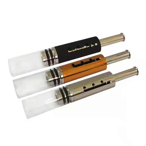 Piston Type EDG Pipe Glass Tube Replacement Parts Retractable Pipe Accessories Smoking Supplies for 