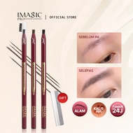 IMAGIC Profession Eyebrow Pen Pull Wire Paper Brow Pencial Long-lasting 13g