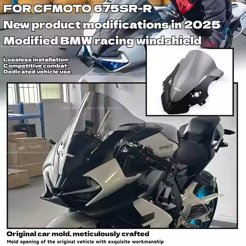 for cfmoto 675SR 675SRS 675SS Modifications Racing-style Windshield.Front Windshield Air Deflector.H