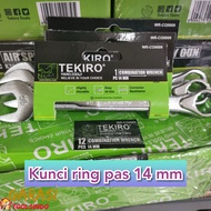 kunci ring pas Tekiro 14 mm combination wrench kunci kombinasi ring pas Tekiro kunci ring kunci pas 14mm