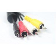 EG-CP16 AV Cable 8Pin Mini USB to 3 RCA For Nikon D3200 D5200 D5300 P520 D7200 Camera Video Audio